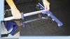 Speed Cutter for quick and easy cutting of large glass panes.