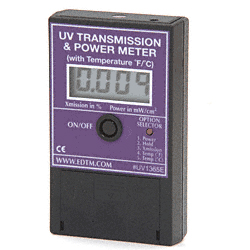 The UV Transmission and Power Meter for measuring UV.