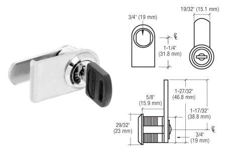 Glass Door Lock For 6 Mm Glass