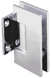 •Glass Door Hinges, Wall Mount Short Back Plate Hinge.