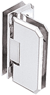 Bisagras para puertas de vidrio de 6 - 8 mm.