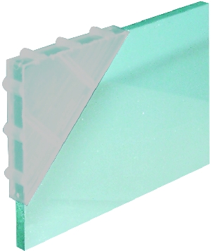 Schutzecken für 8 mm bis 10 mm Glas.