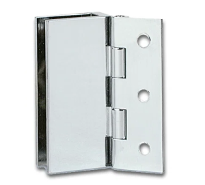 Bisagras para vitrinas con puertas de vidrio de 6 - 8 mm.