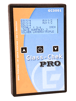 Laser-Glasdickenmesser zur Analyse von Glasdicken und Beschichtungen.