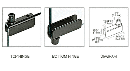 Glass Door Hinges for 4 mm to 6 mm Glass.