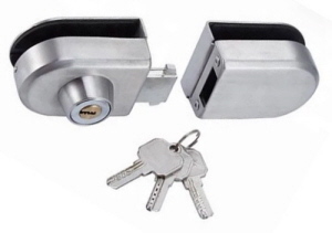 No-Drill Glass Door Lock