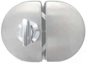 Glastürschloss zum Klemmen bis 12 mm Glas.